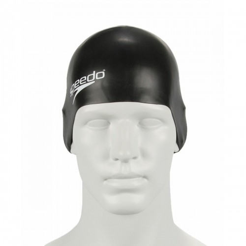 Swimming Cap Speedo 8-709900001 Black Silicone Plastic image 1
