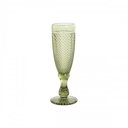 Set of cups DKD Home Decor Green Crystal 150 ml image 1