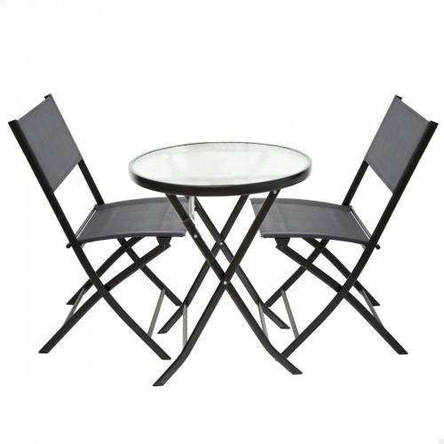 Garden furniture Aktive Table Chair x 2 3 Pieces 60 x 71 x 60 cm 46 x 42 x 82 cm image 1