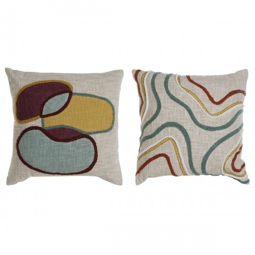 Cushion Home ESPRIT Multicolour 45 x 15 x 45 cm (2 Units) image 1