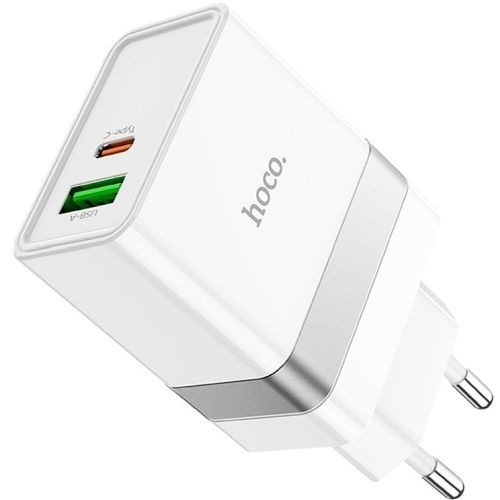 Hoco N21 Зарядное устройство Type-C + USB QC3.0 30W image 1