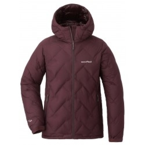 Mont-bell Jaka W PERMAFROST Light Down Parka S Maroon image 1