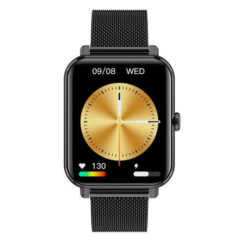 Garett Smartwatch GRC CLASSIC Black Steel Умные часы IPS / Bluetooth / IP68 / SMS image 1