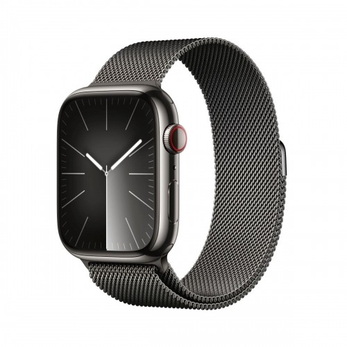 AppleWatch S9 Edelstahl Cellular 45mm Graphit Milanaise image 1