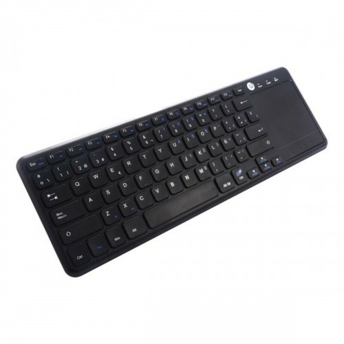 Keyboard with Touchpad CoolBox COO-TEW01-BK Black Spanish Qwerty image 1