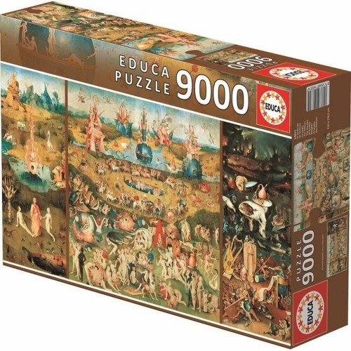 Puzle un domino komplekts Educa 14831 El Bosco - Garden of Delights 9000 Daudzums image 1