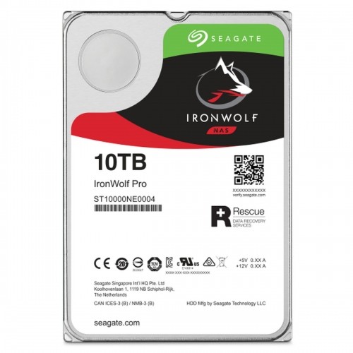 Cietais Disks Seagate IronWolf Pro ST10000NT001 3,5" 10 TB image 1