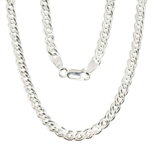 Серебряная цепочка Мона-лиза 4,9 мм, алмазная обработка граней #2400062, Серебро 925°, длина: 50 см, 16.1 гр. image 1