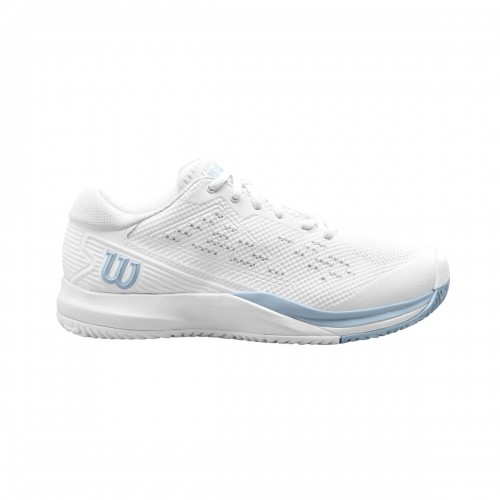 WILSON TENISA APAVI SIEVIEŠU RUSH PRO ACE White / White / Baby Blue image 1