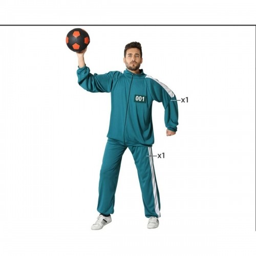 Costume for Adults Green Tracksuit image 1