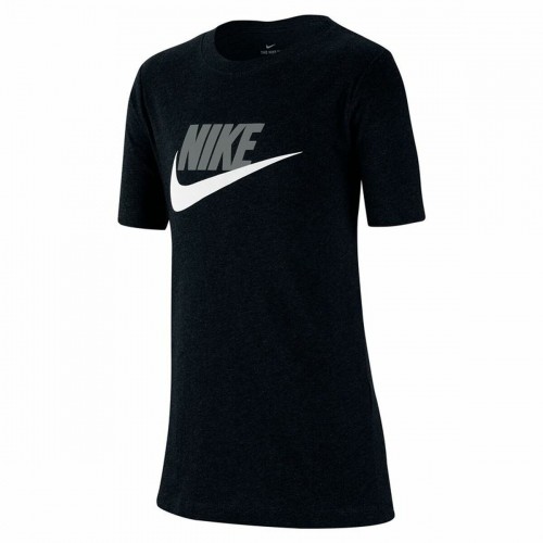 Детский Футболка с коротким рукавом Nike Sportswear Чёрный image 1
