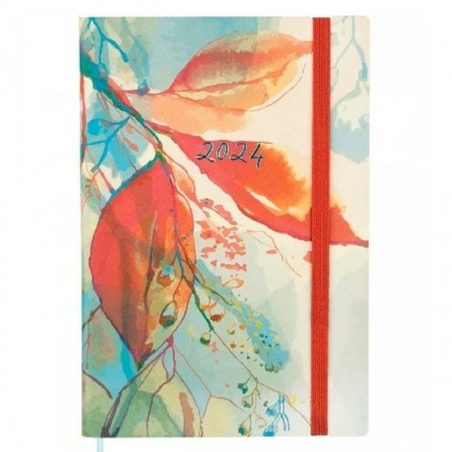 Diary Finocam Dynamic Casual 2024 acuarela Multicolour A5 14 x 20,4 cm image 1