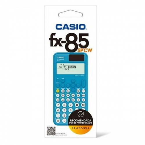 Calculator Casio Blue Plastic image 1