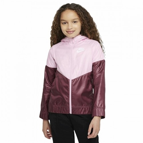 Children's Sports Jacket Nike Sportswear Windrunner Pink image 1