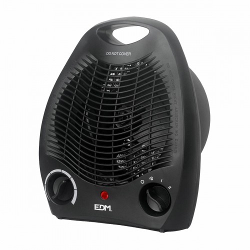 Portable Mini Electric Heater EDM Black 1000 - 2000 W image 1