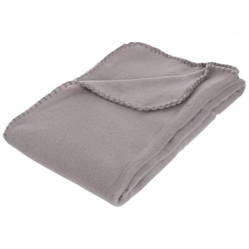 Fleece Blanket Atmosphera Brown Cotton 125 x 150 cm image 1