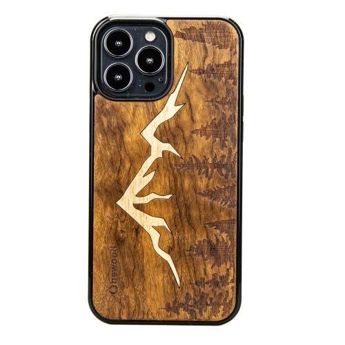 Apple Wooden case for iPhone 13 Pro Max Bewood Imbuia Mountains image 1