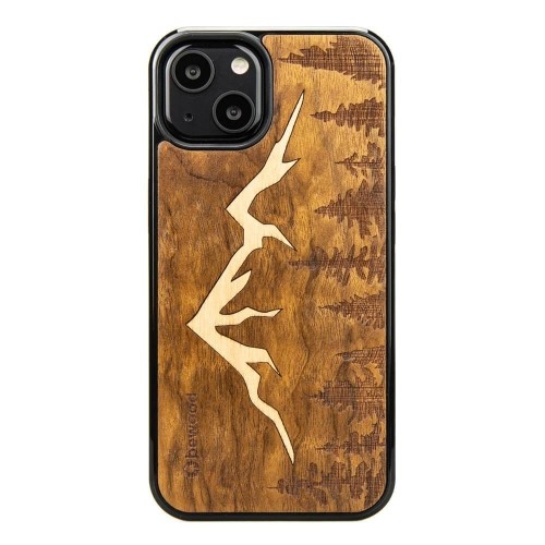 Apple Wooden case for iPhone 13 Bewood Imbuia Mountains image 1