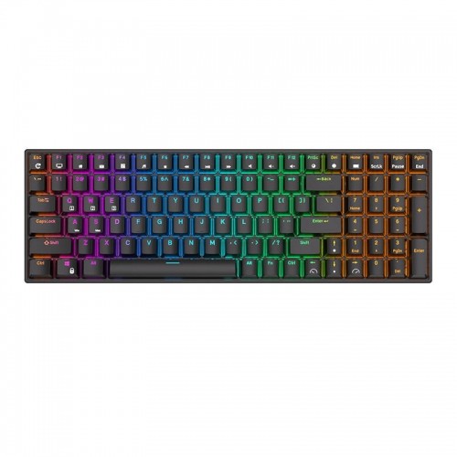 Mechanical keyboard Royal Kludge RK100 RGB, Brown switch (black) image 1