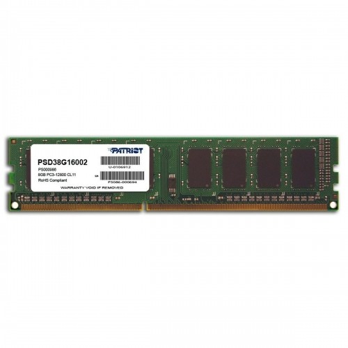 Память RAM Patriot Memory PC3-12800 CL11 8 Гб image 1