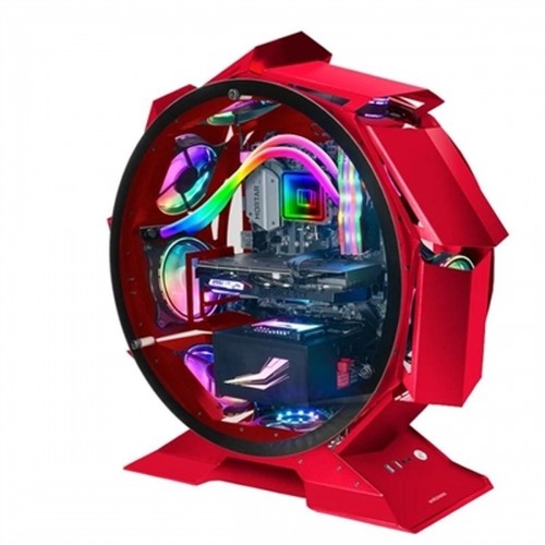 ATX Pus-torņveida Kārba Mars Gaming NCORB Red Sarkans RGB image 1