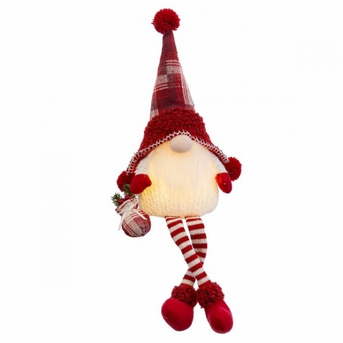 Christmas bauble White Red Plastic Fabric 18 x 10 x 53 cm image 1