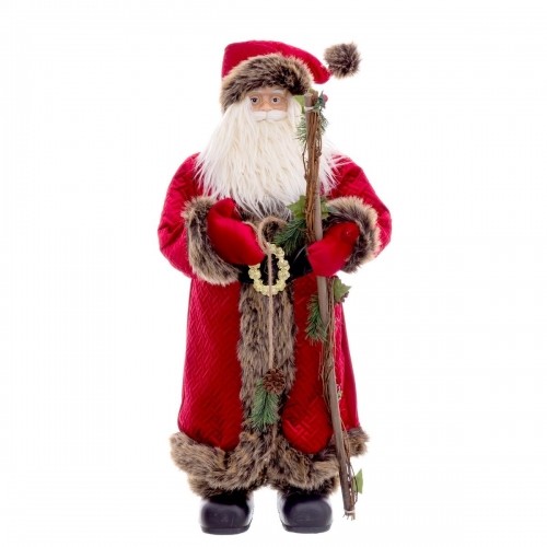 Bigbuy Christmas Новогоднее украшение Красный Разноцветный полистоун Ткань 80 cm image 1