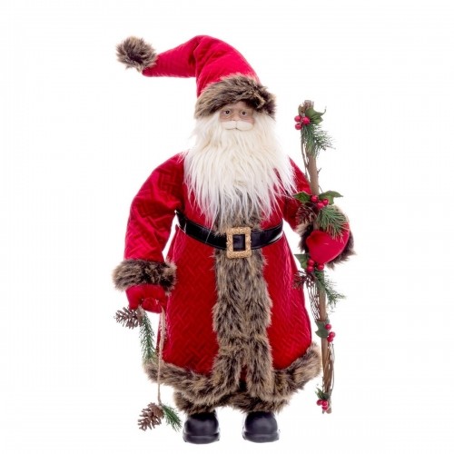 Bigbuy Christmas Ziemassvētku Nieciņš Sarkans Daudzkrāsains Polirezīns Audums 60 cm image 1