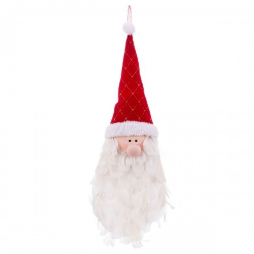 Bigbuy Christmas Ziemassvētku Nieciņš Daudzkrāsains Spalvas Audums Ziemassvētku vecītis 55 x 20 cm image 1