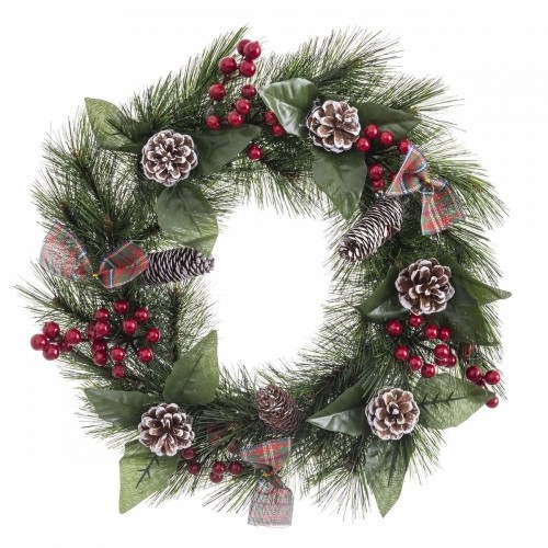 Advent wreathe White Red Green Natural PVC 40 cm image 1