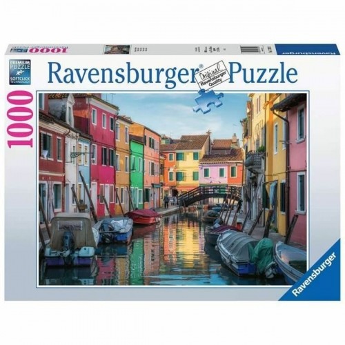 Puzzle Ravensburger 17392 Burano Canal - Venezia 1000 Pieces image 1