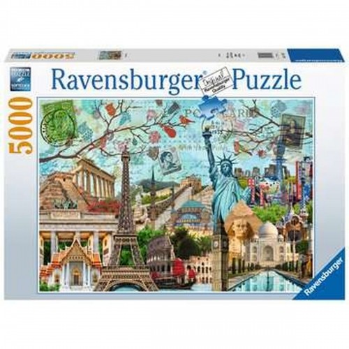 Головоломка Ravensburger 17118 Big Cities Collage 5000 Предметы image 1