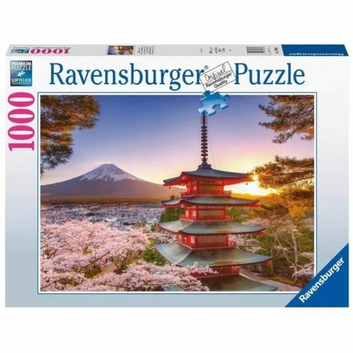 Головоломка Ravensburger 17090 Mount Fuji Cherry Blossom View 1000 Предметы image 1