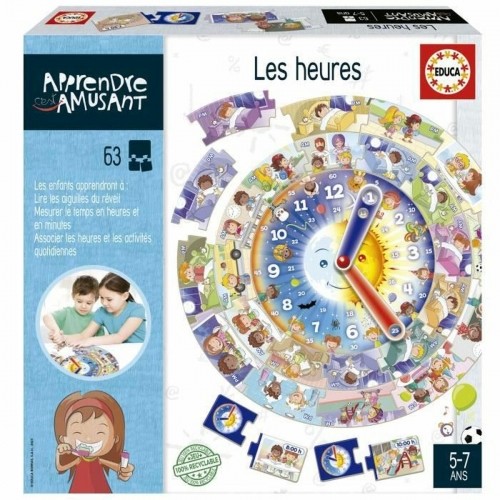 Izglītojošā Spēle Educa Les heures (FR) image 1