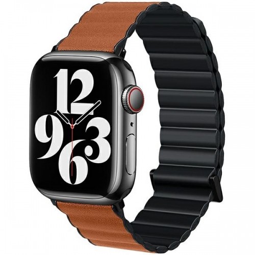 Beline pasek Apple Watch Magnetic Pro 38|40|41mm czarno|brązowy black|brown box image 1