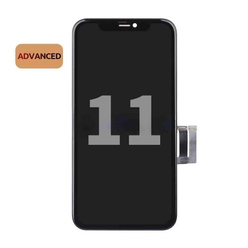 OEM LCD Display NCC for Iphone 11 Black Incell Metal Plate Advanced image 1