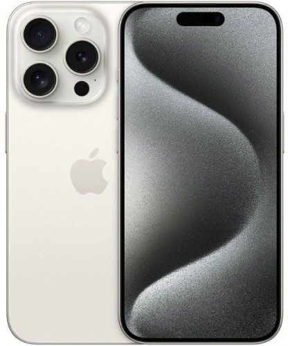 Apple                  iPhone 15 Pro 1TB      White Titanium image 1