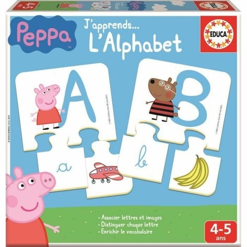 Образовательный набор Educa PEPPA PIG Abc (FR) Разноцветный (1 Предметы) image 1