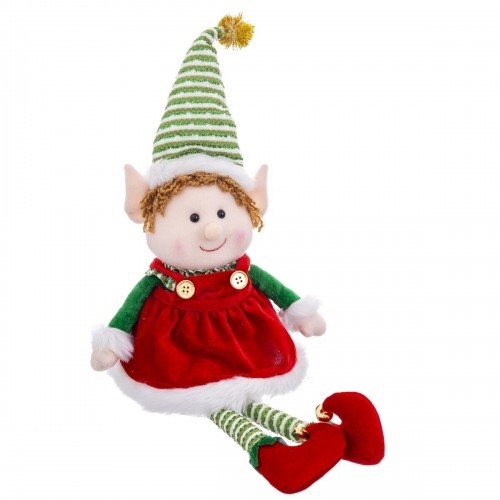 Bigbuy Christmas Ziemassvētku Nieciņš Daudzkrāsains Foam Audums Meitene Elfs 40 cm image 1