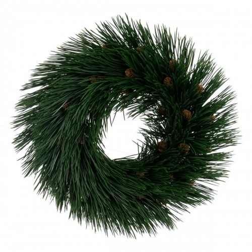 Bigbuy Christmas Рождественский венок Зеленый PVC 31 x 31 cm image 1