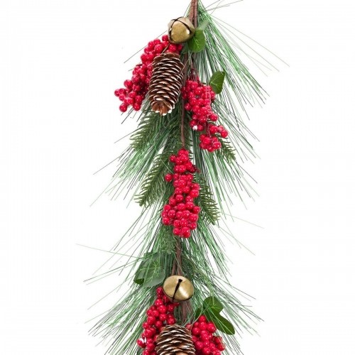 Christmas garland Red Green Plastic Pineapples 140 cm image 1