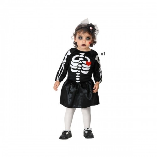 Costume for Babies Black Skeleton 24 Months image 1