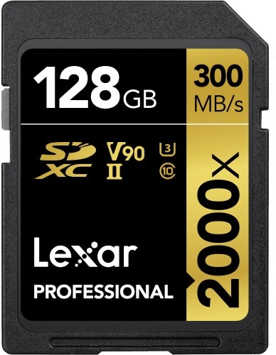 Lexar memory card SDXC 128GB Professional 2000x UHS-II U3 V90 image 1