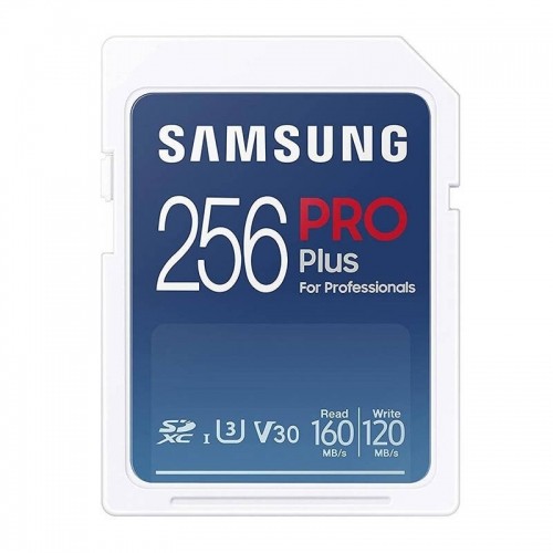 Samsung PRO Plus 2021 Карта Памяти SDXC / 256GB / Class 10 / UHS-I / U3 / V30 image 1