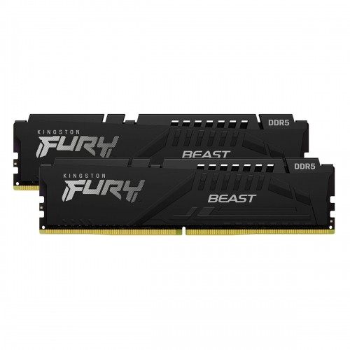 Kingston FURY Beast Schwarz 64GB Kit (2x32GB) DDR5-6000 EXPO CL36 DIMM Arbeitsspeicher image 1