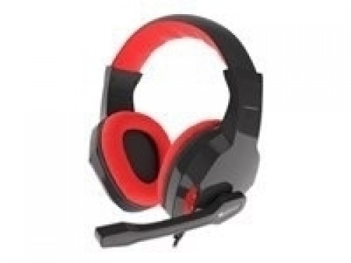 GENESIS ARGON 110 Gaming Headset, On-Ear, Wired, Microphone, Black/Red image 1