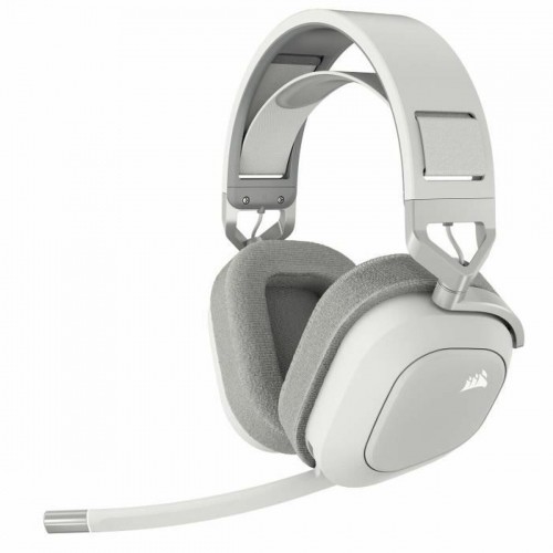Headphones with Microphone Corsair CA-9011296-EU White Multicolour image 1