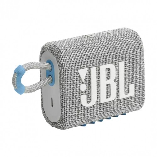JBL ūdensizturīga portatīvā skanda JBL Go 3 ECO, balta - JBLGO3ECOWHT image 1