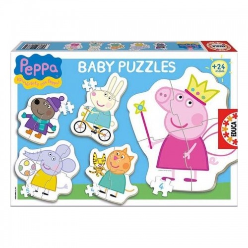 5 Pužļu Komplekts Peppa Pig Educa Baby 15622 image 1