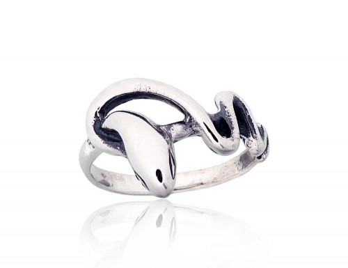 Серебряное кольцо #2101879(POx-Bk), Серебро 925°, оксид (покрытие), Размер: 18, 3 гр. image 1